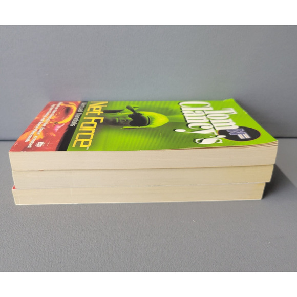 Tom Clancys Net Force Books Paperback Virtual Vandals End Games + One Lot of 3 - Picture 8 of 15